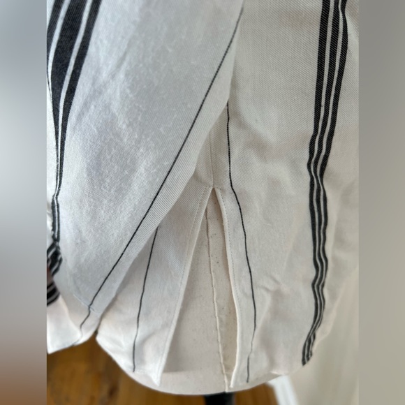 Tibi size small ivory and black stripe top - Picture 4 of 8